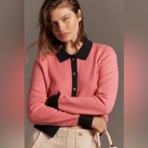 Maeve Collared Cardigan Sweater NWT